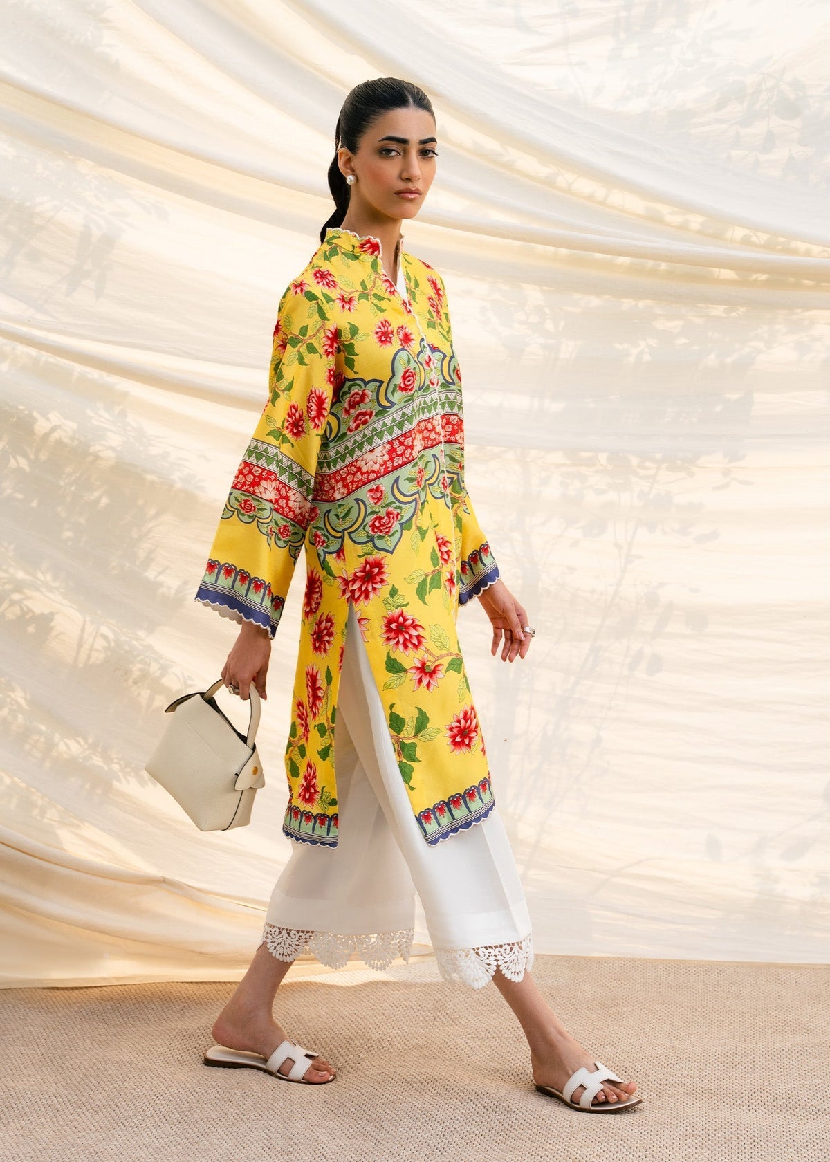 Mahgul | Ambi Bagh Silk Edit | Mahpareh - Luxury Dress - available at Maria Faisal in UK and USA.
