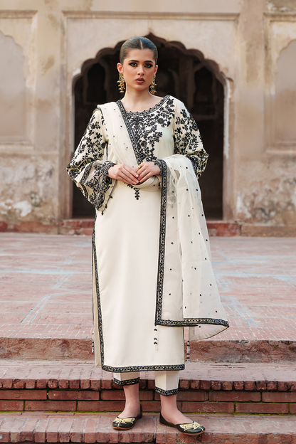Saad Shaikh | Zaria Festive Pret 25 | ISLE - Formal Dress - available at Maria Faisal in UK and USA.