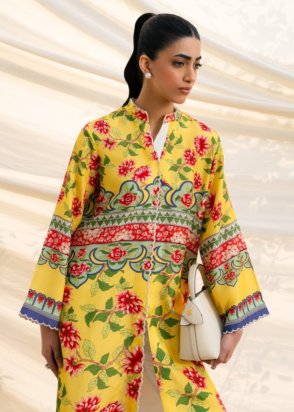 Mahgul | Ambi Bagh Silk Edit | Mahpareh - Luxury Dress - available at Maria Faisal in UK and USA.