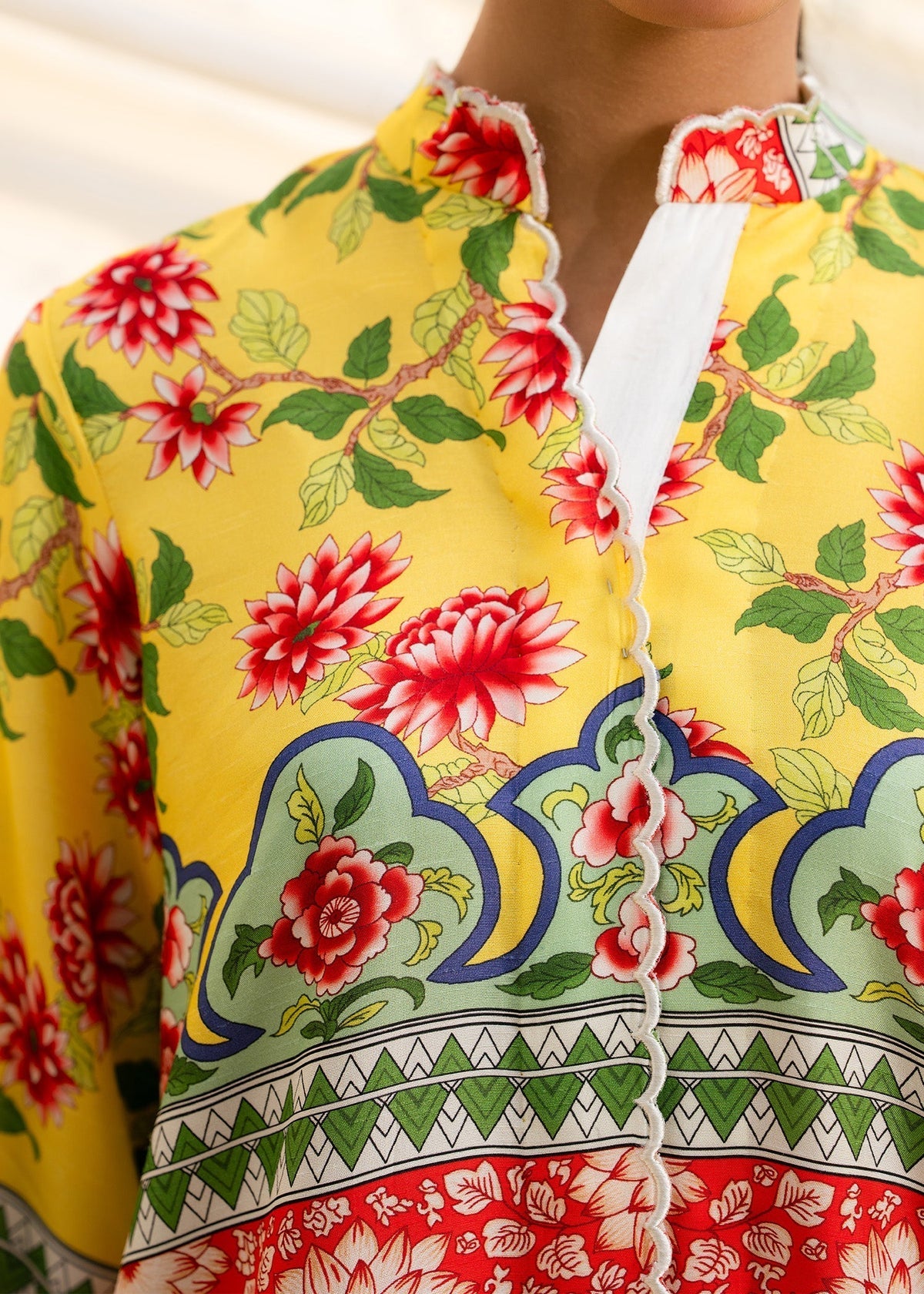 Mahgul | Ambi Bagh Silk Edit | Mahpareh - Luxury Dress - available at Maria Faisal in UK and USA.