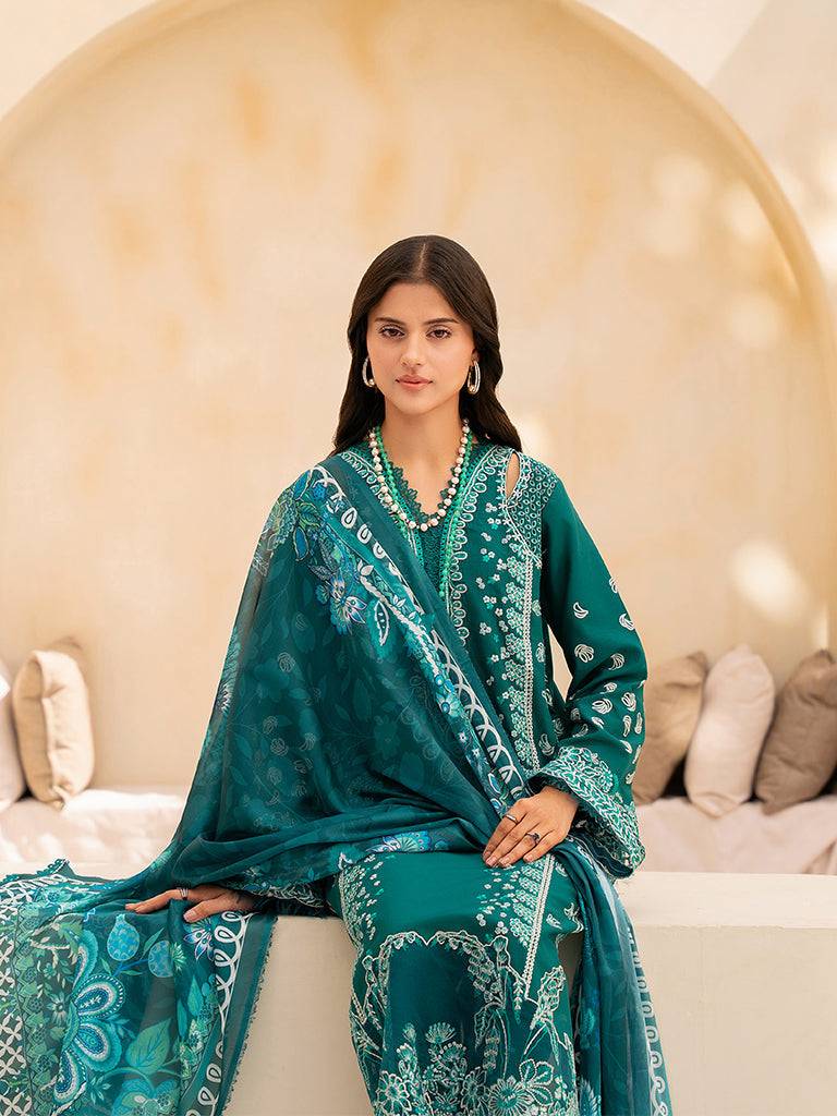 Rajbari | Jahaan Premium Festive Lawn | RINA (Jahan) 5-A by Maria Faisal - Registered Vendor of : Rajbari - type : Ladies Clothes - 100% original wedding dresses