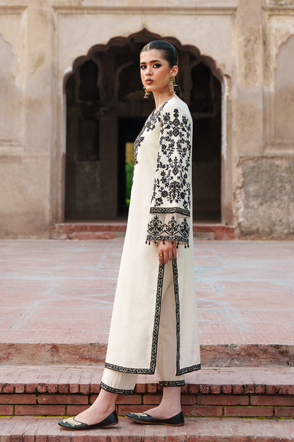 Saad Shaikh | Zaria Festive Pret 25 | ISLE - Formal Dress - available at Maria Faisal in UK and USA.