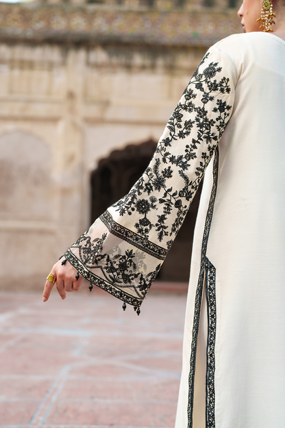 Saad Shaikh | Zaria Festive Pret 25 | ISLE - Formal Dress - available at Maria Faisal in UK and USA.