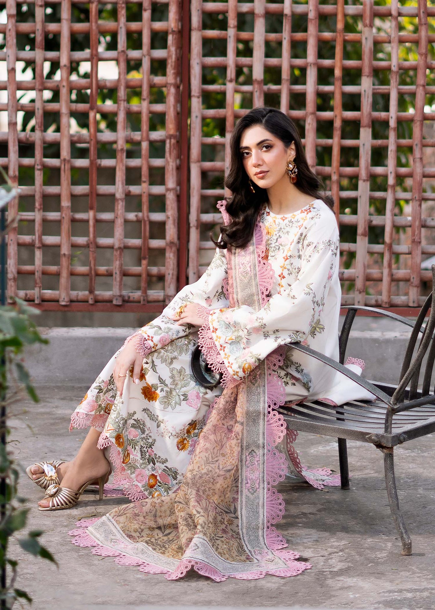 Fozia Khalid | Blossom Festive Lawn 25 | Lilly by Maria Faisal - Registered Vendor of : Fozia Khalid - type : Ladies Clothes - 100% original wedding dresses
