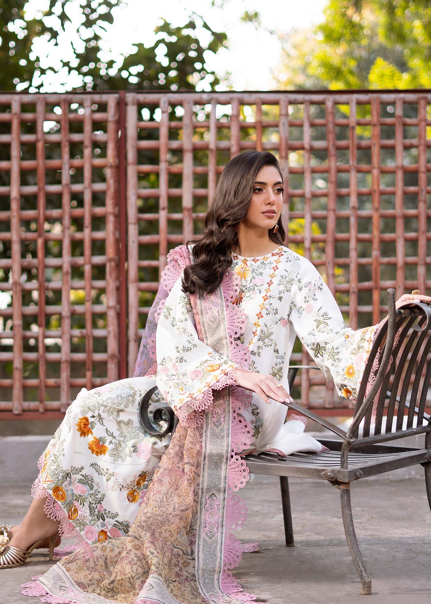 Fozia Khalid | Blossom Festive Lawn 25 | Lilly by Maria Faisal - Registered Vendor of : Fozia Khalid - type : Ladies Clothes - 100% original wedding dresses