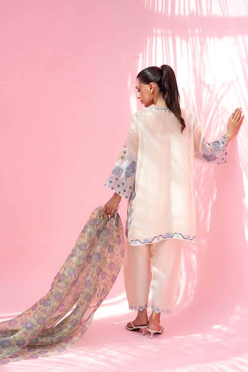 Sania Maskatiya | Summer Festive 26 |Giti - Luxury Dress - available at Maria Faisal in UK and USA.