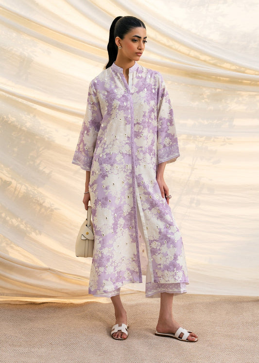 Mahgul | Ambi Bagh Silk Edit | Bagh-e-Noor - Luxury Dress - available at Maria Faisal in UK and USA.
