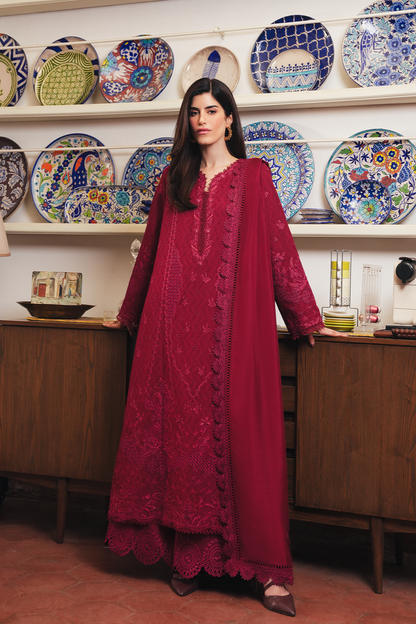 Afrozeh | Sheer Khurma Eid Pret 26 | KESAR - Luxury Dress - available at Maria Faisal in UK and USA.