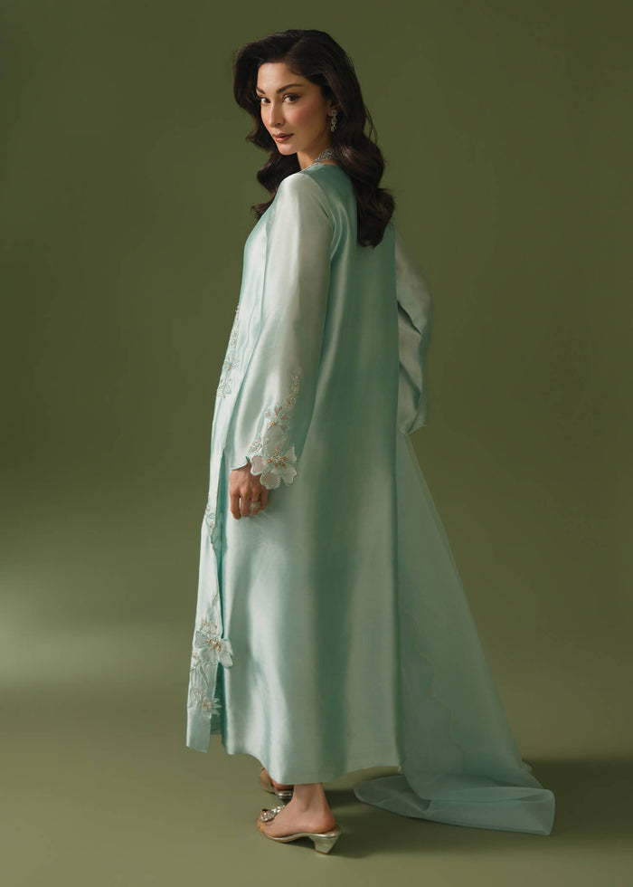 Jeem | Celestial Luxe Formals | ZIRA ICE BLUE - Formal Dress - available at Maria Faisal in UK and USA.