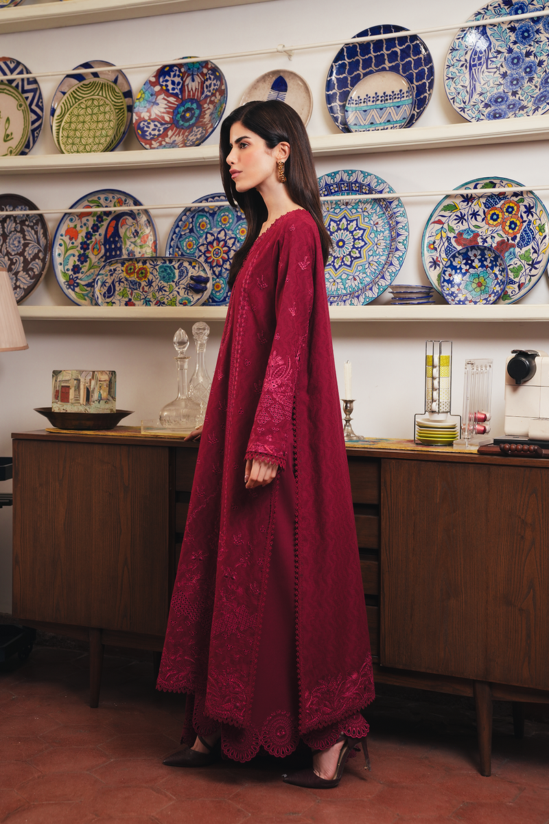 Afrozeh | Sheer Khurma Eid Pret 26 | KESAR - Luxury Dress - available at Maria Faisal in UK and USA.