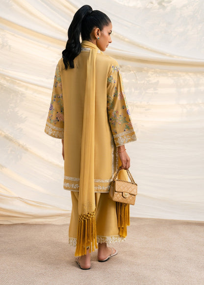 Mahgul | Ambi Bagh Silk Edit | Zarnish - Luxury Dress - available at Maria Faisal in UK and USA.