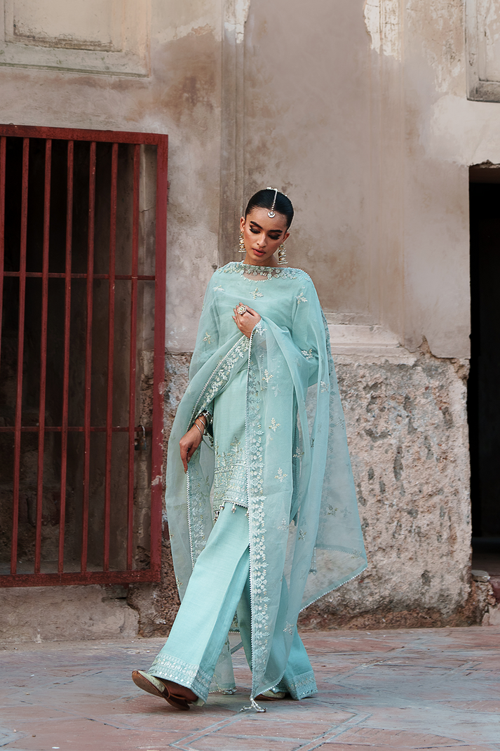 Saad Shaikh | Zaria Festive Pret 25 | AURA - Formal Dress - available at Maria Faisal in UK and USA.