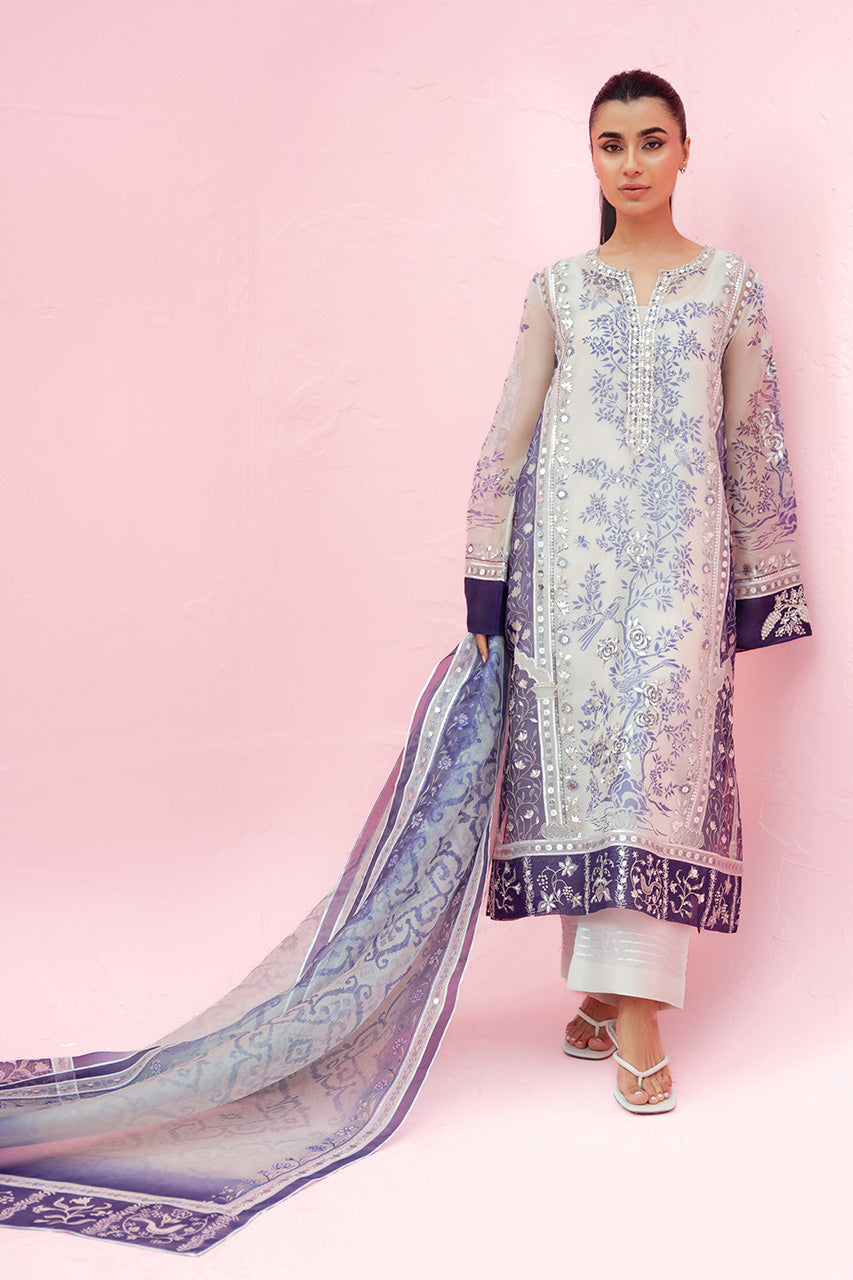 Sania Maskatiya | Summer Festive 26 | Hamra - Luxury Dress - available at Maria Faisal in UK and USA.