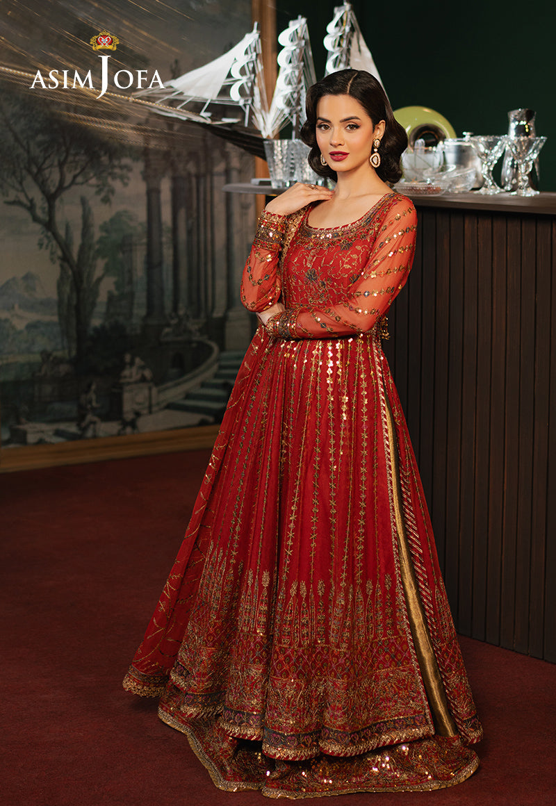 Asim Jofa | Premium Festive | AJPF-32 by Maria Faisal - Registered Vendor of : Asim Jofa - type : Ladies Clothes - 100% original wedding dresses