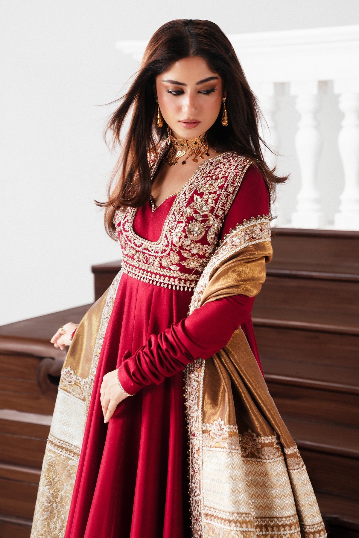 Saad Bin Shahzad | Festive Pret 26 | Rayan - Luxury Dress - available at Maria Faisal in UK and USA.