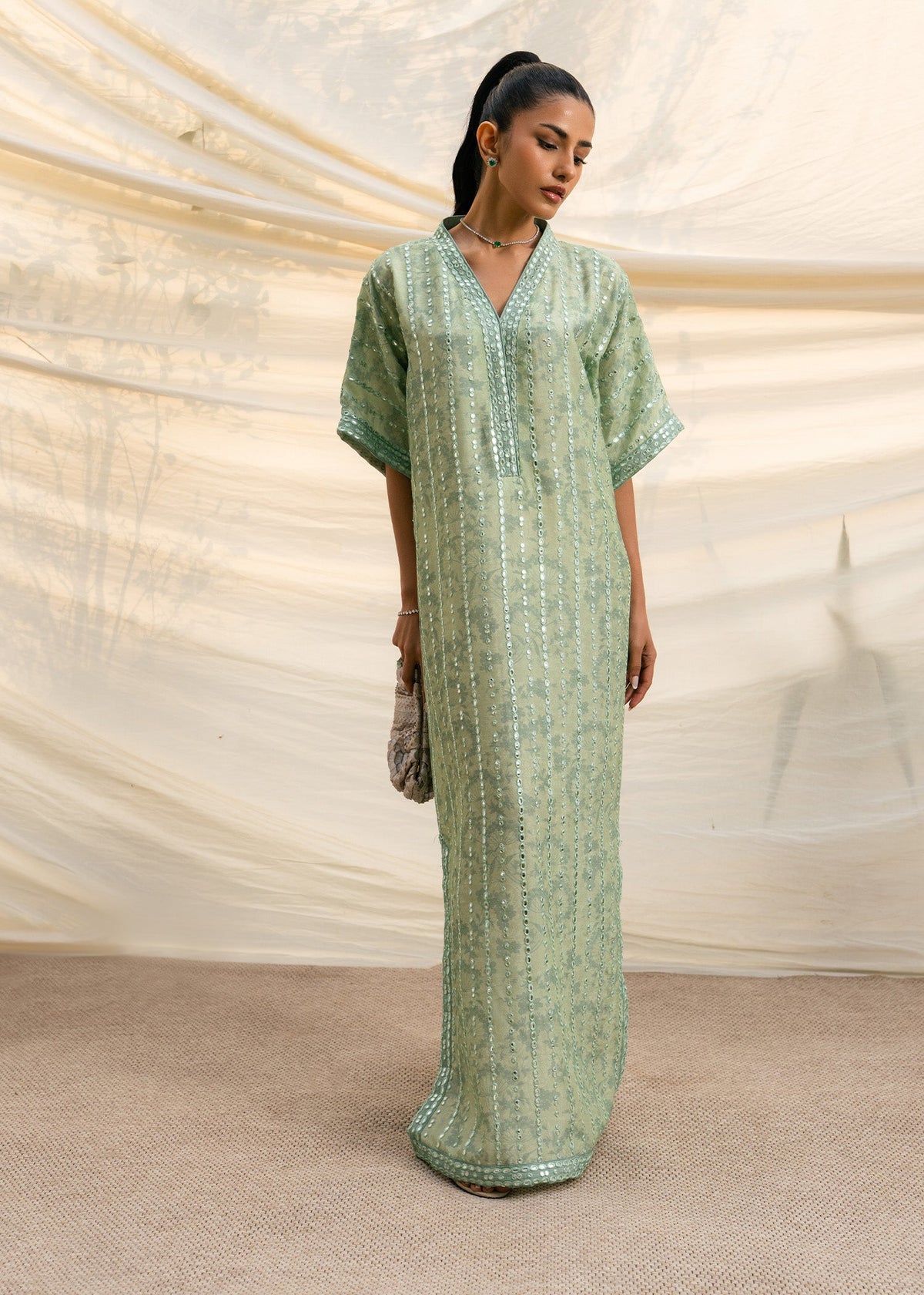 Mahgul | Ambi Bagh Silk Edit | Nayab - Luxury Dress - available at Maria Faisal in UK and USA.