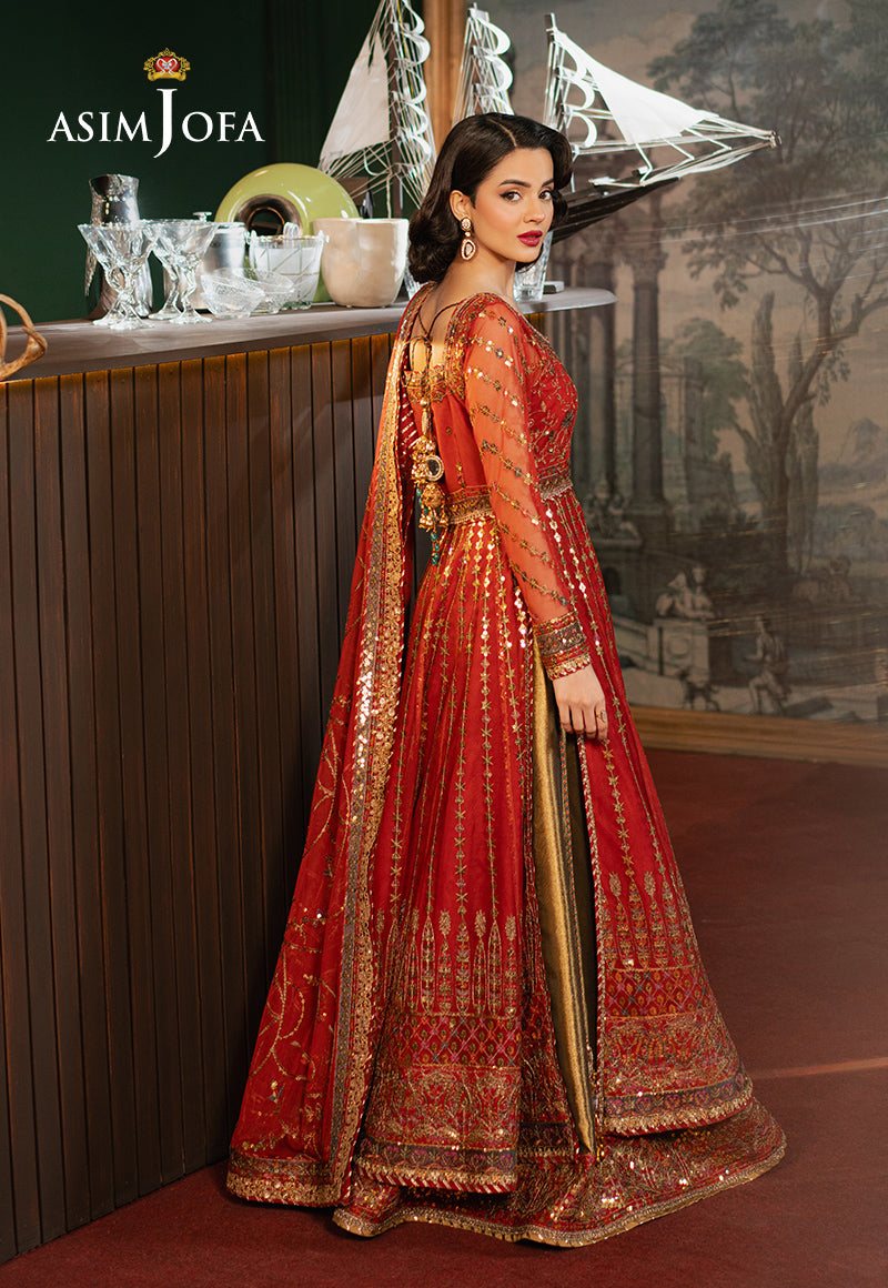 Asim Jofa | Premium Festive | AJPF-32 - Designer Dress with Intricate embroidery and embellishments. Shop elegent wedding dress at Maria Faisal.