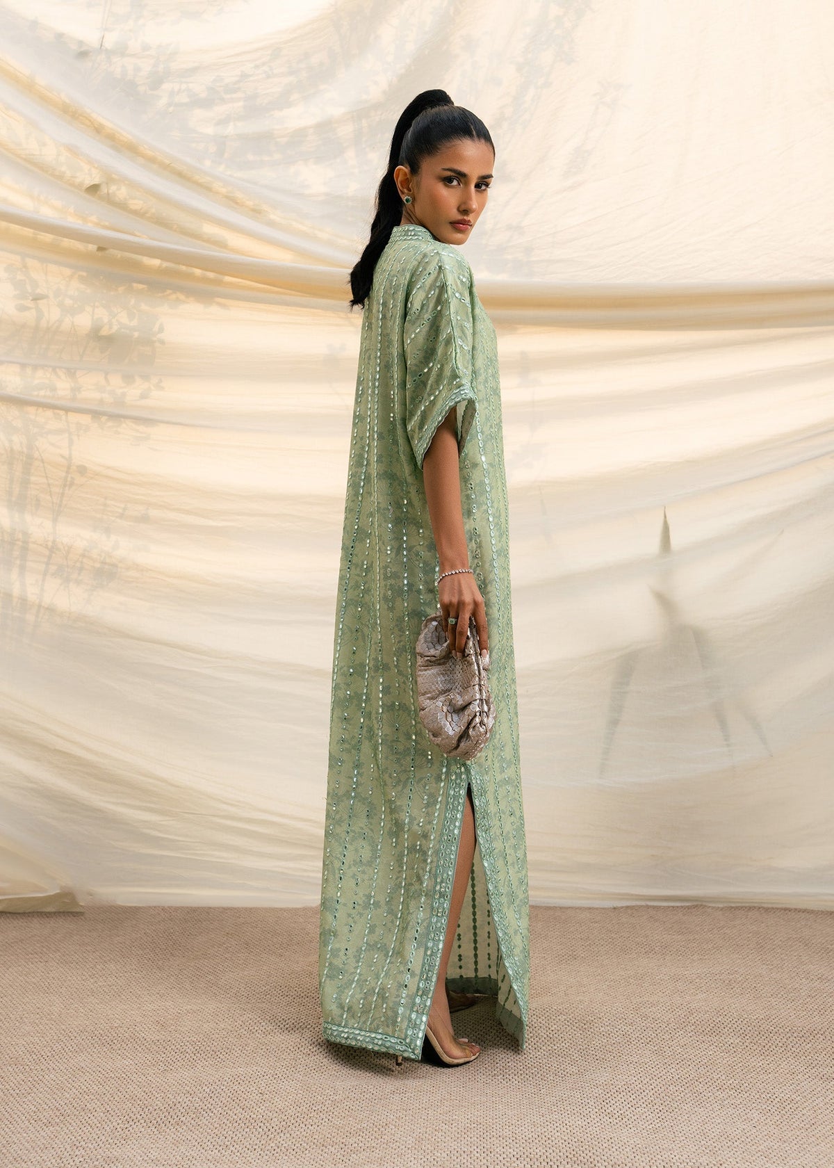 Mahgul | Ambi Bagh Silk Edit | Nayab - Luxury Dress - available at Maria Faisal in UK and USA.