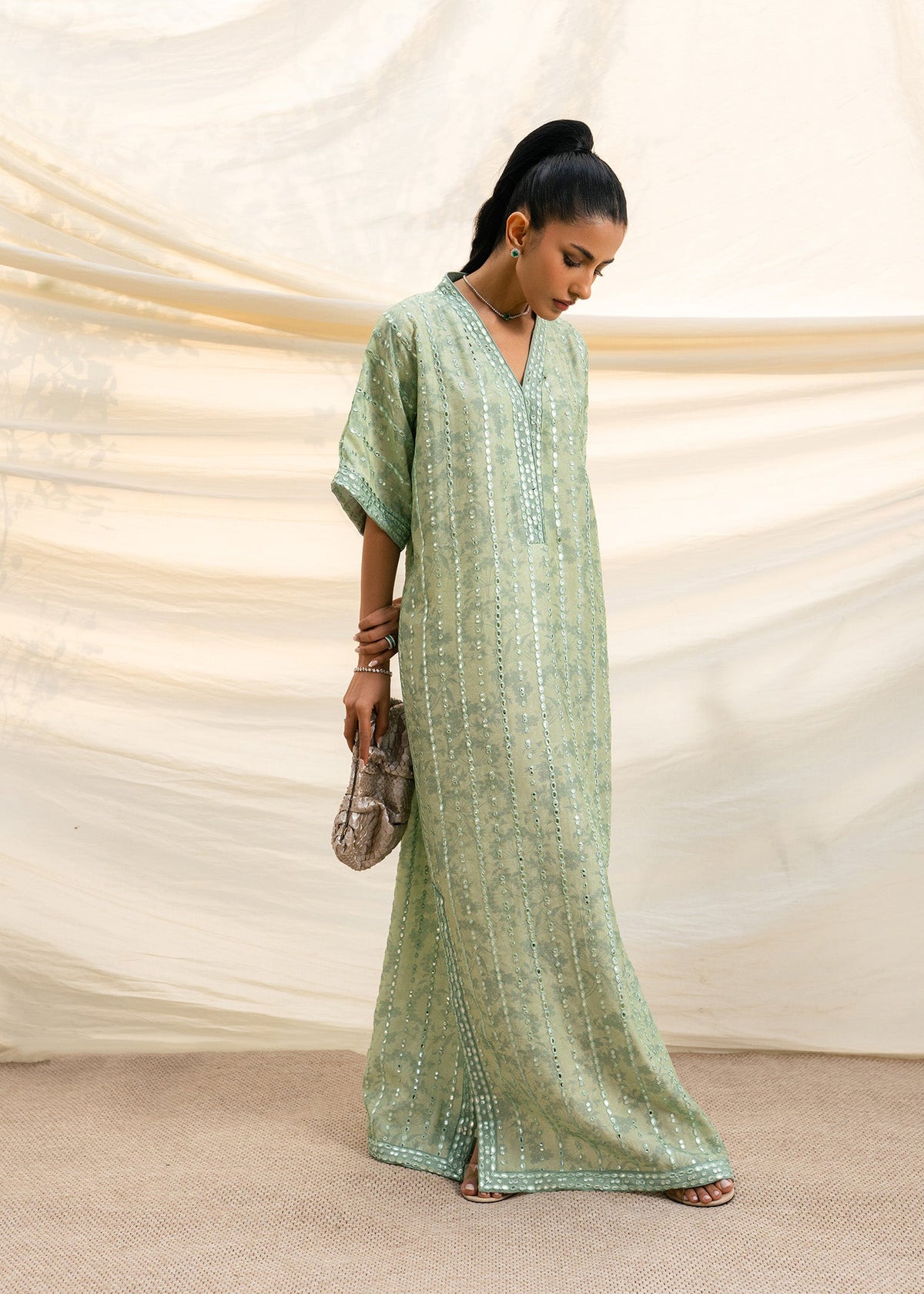 Mahgul | Ambi Bagh Silk Edit | Nayab - Luxury Dress - available at Maria Faisal in UK and USA.