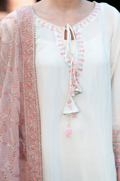 Saad Shaikh | Zaria Festive Pret 25 | CHENTLY - Formal Dress - available at Maria Faisal in UK and USA.