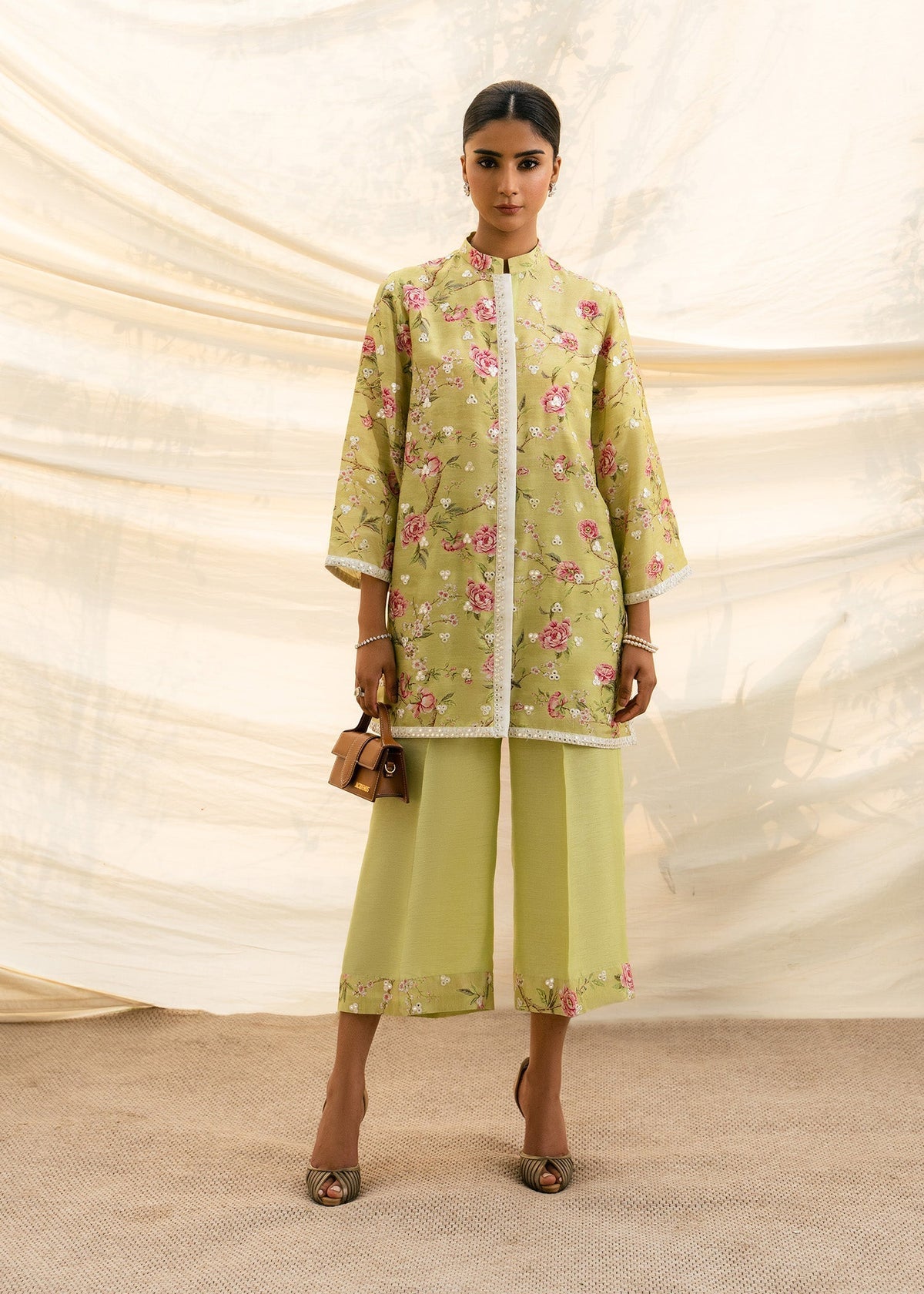 Mahgul | Ambi Bagh Silk Edit | Gulpari - Luxury Dress - available at Maria Faisal in UK and USA.