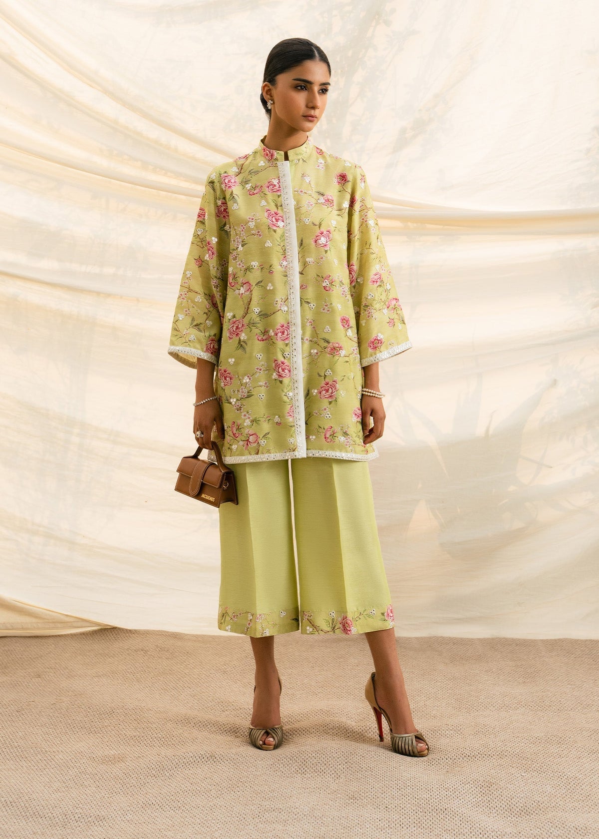 Mahgul | Ambi Bagh Silk Edit | Gulpari - Luxury Dress - available at Maria Faisal in UK and USA.