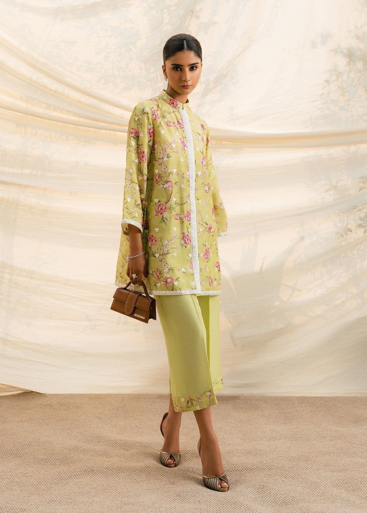 Mahgul | Ambi Bagh Silk Edit | Gulpari - Luxury Dress - available at Maria Faisal in UK and USA.