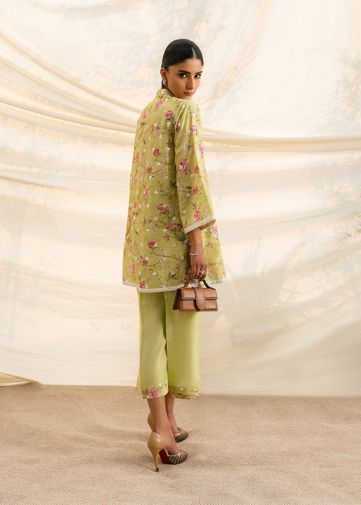Mahgul | Ambi Bagh Silk Edit | Gulpari - Luxury Dress - available at Maria Faisal in UK and USA.