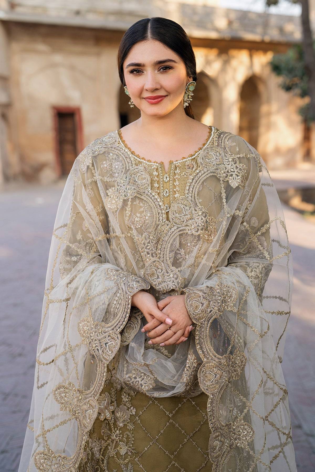 Imrozia Premium | Meeras Luxury Eid 25 | I-226 RUTAJ by Maria Faisal - Registered Vendor of : Imrozia Premium - type : Ladies Clothes - 100% original wedding dresses