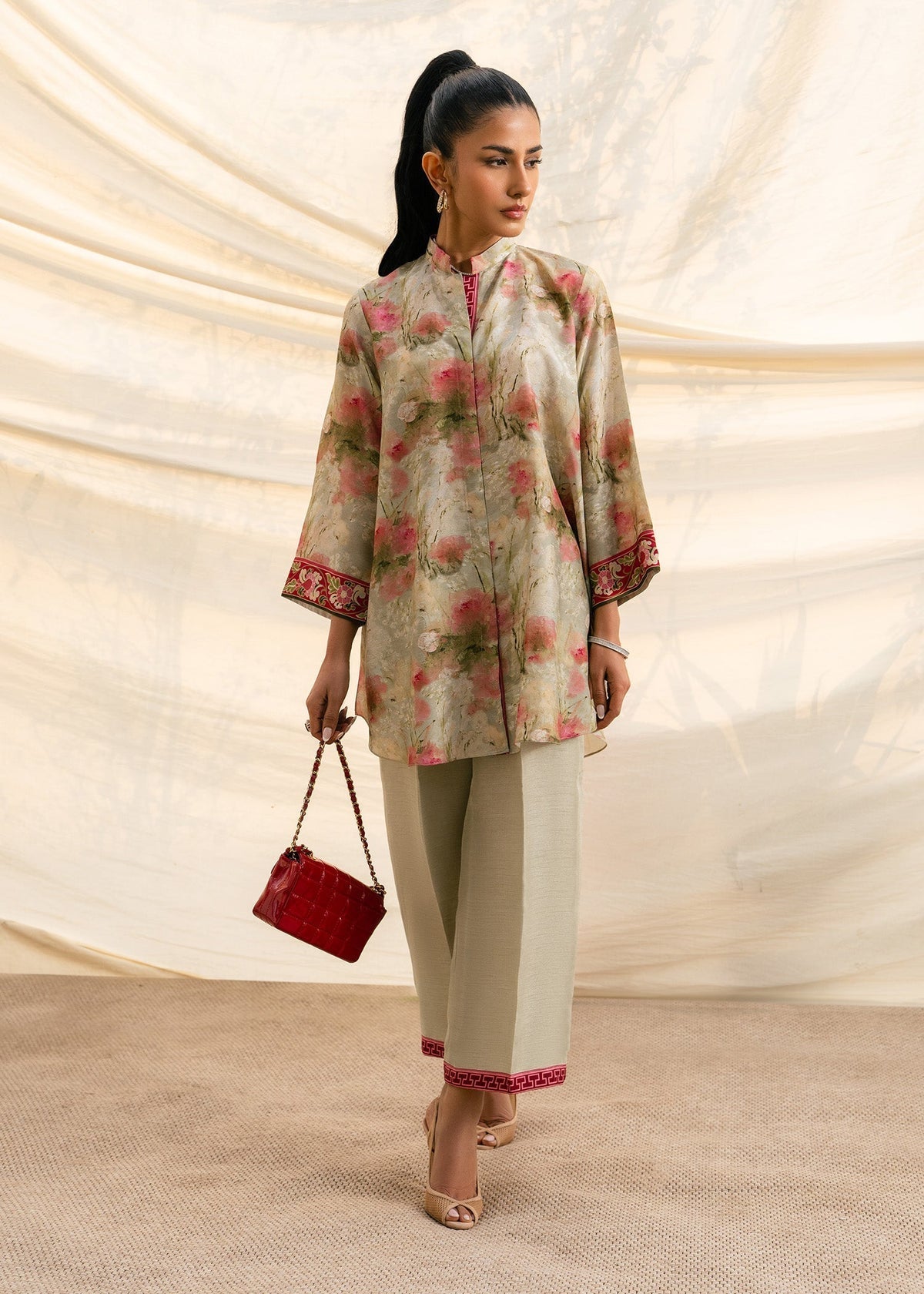Mahgul | Ambi Bagh Silk Edit | Abeer - Luxury Dress - available at Maria Faisal in UK and USA.