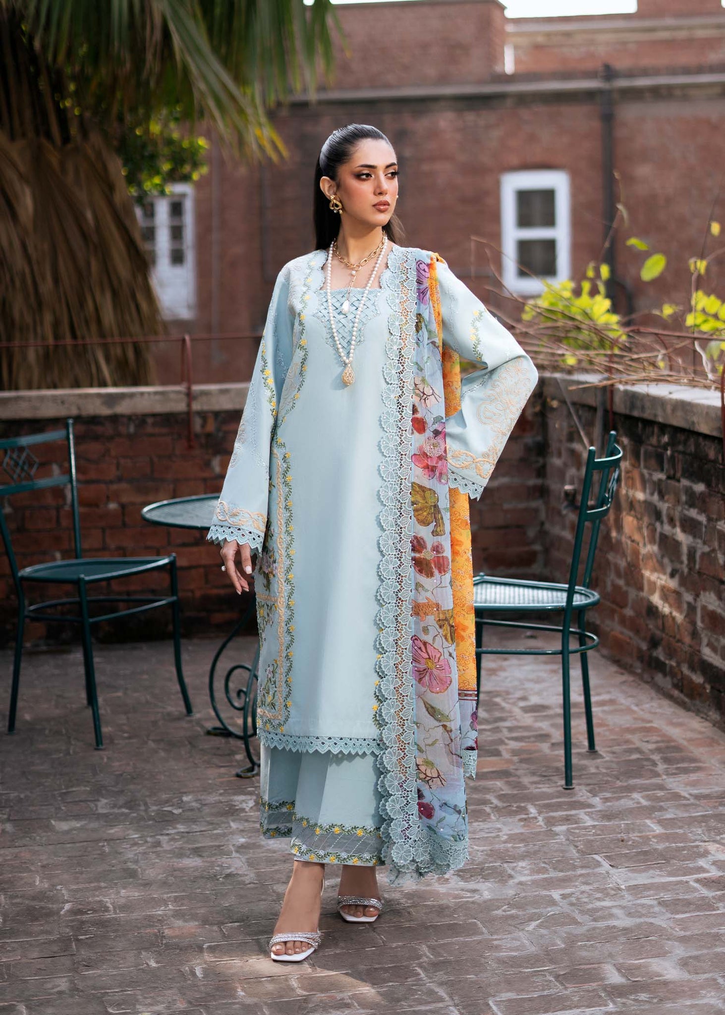 Fozia Khalid | Blossom Festive Lawn 25 |Freesia