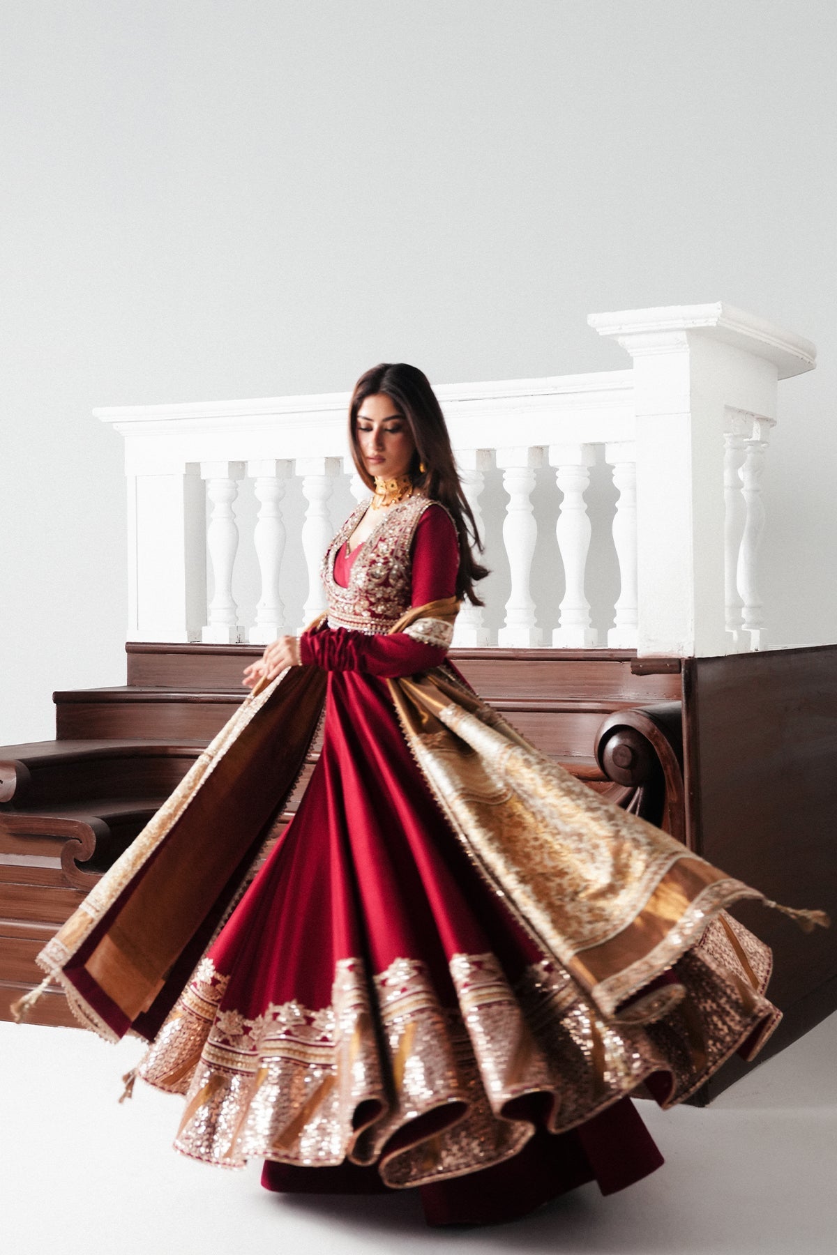Saad Bin Shahzad | Festive Pret 26 | Rayan - Luxury Dress - available at Maria Faisal in UK and USA.