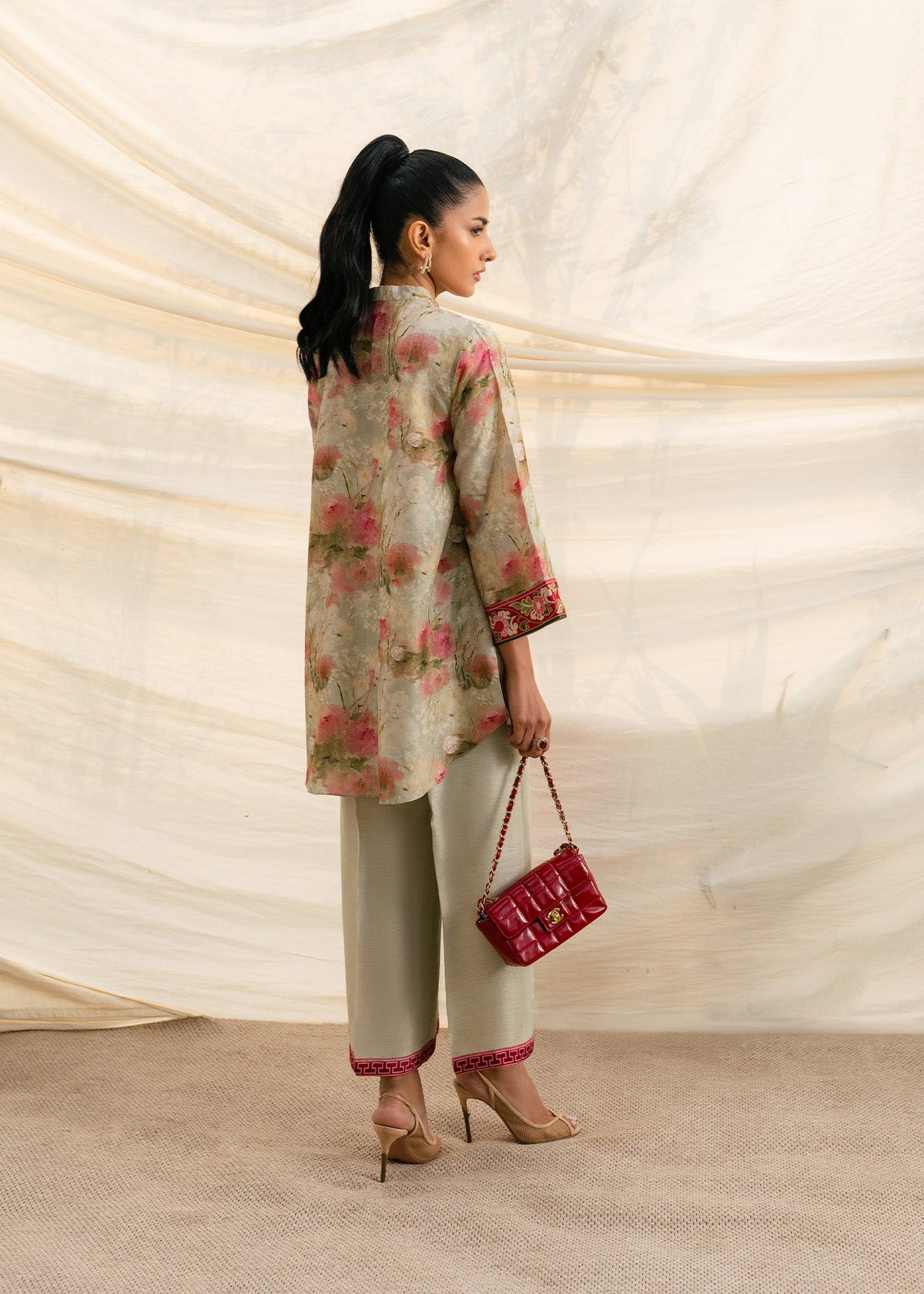 Mahgul | Ambi Bagh Silk Edit | Abeer - Luxury Dress - available at Maria Faisal in UK and USA.