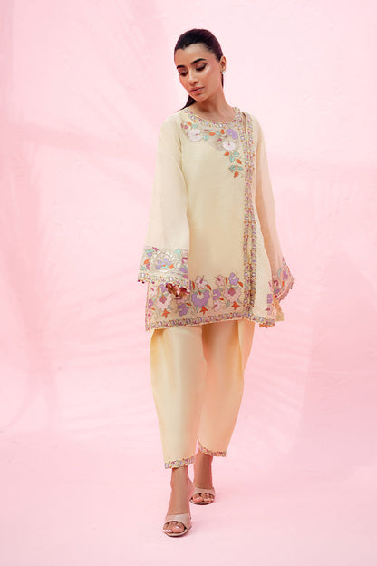 Sania Maskatiya | Summer Festive 26 | Lulu - Luxury Dress - available at Maria Faisal in UK and USA.