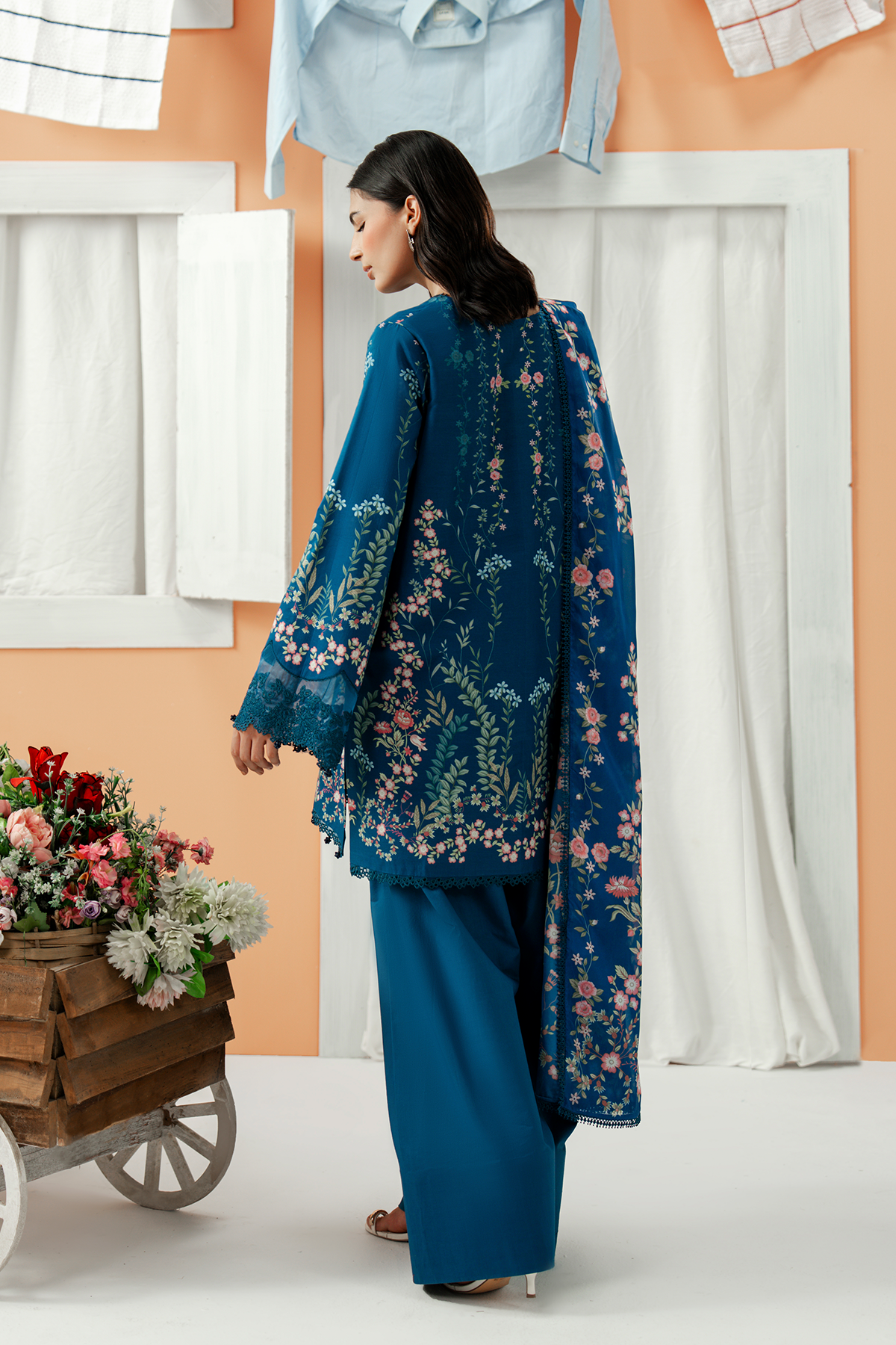 Zarposh | Sundaze Luxe Pret | Neroli - Luxury Dress - available at Maria Faisal in UK and USA.