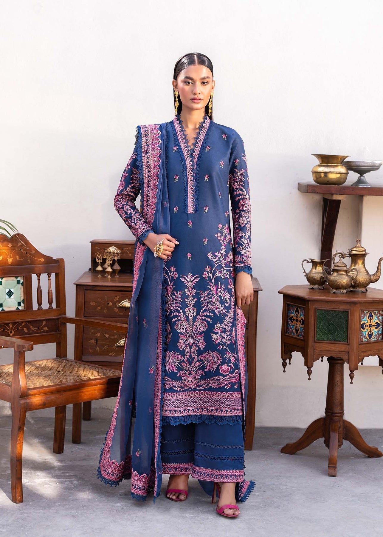 Akbar Aslam | Pret Lawn | REVERIE - Ladies Clothes 