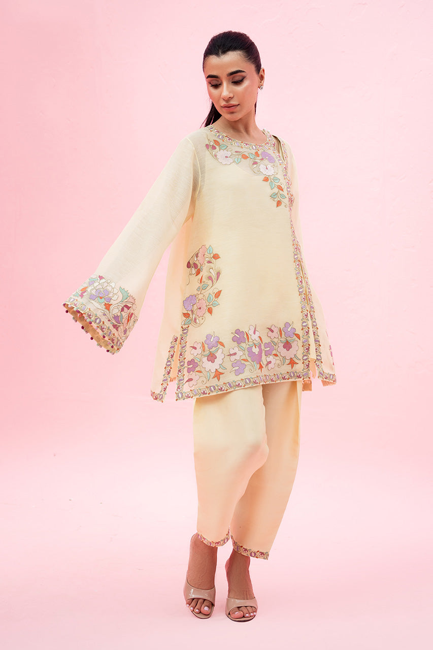 Sania Maskatiya | Summer Festive 26 | Lulu - Luxury Dress - available at Maria Faisal in UK and USA.