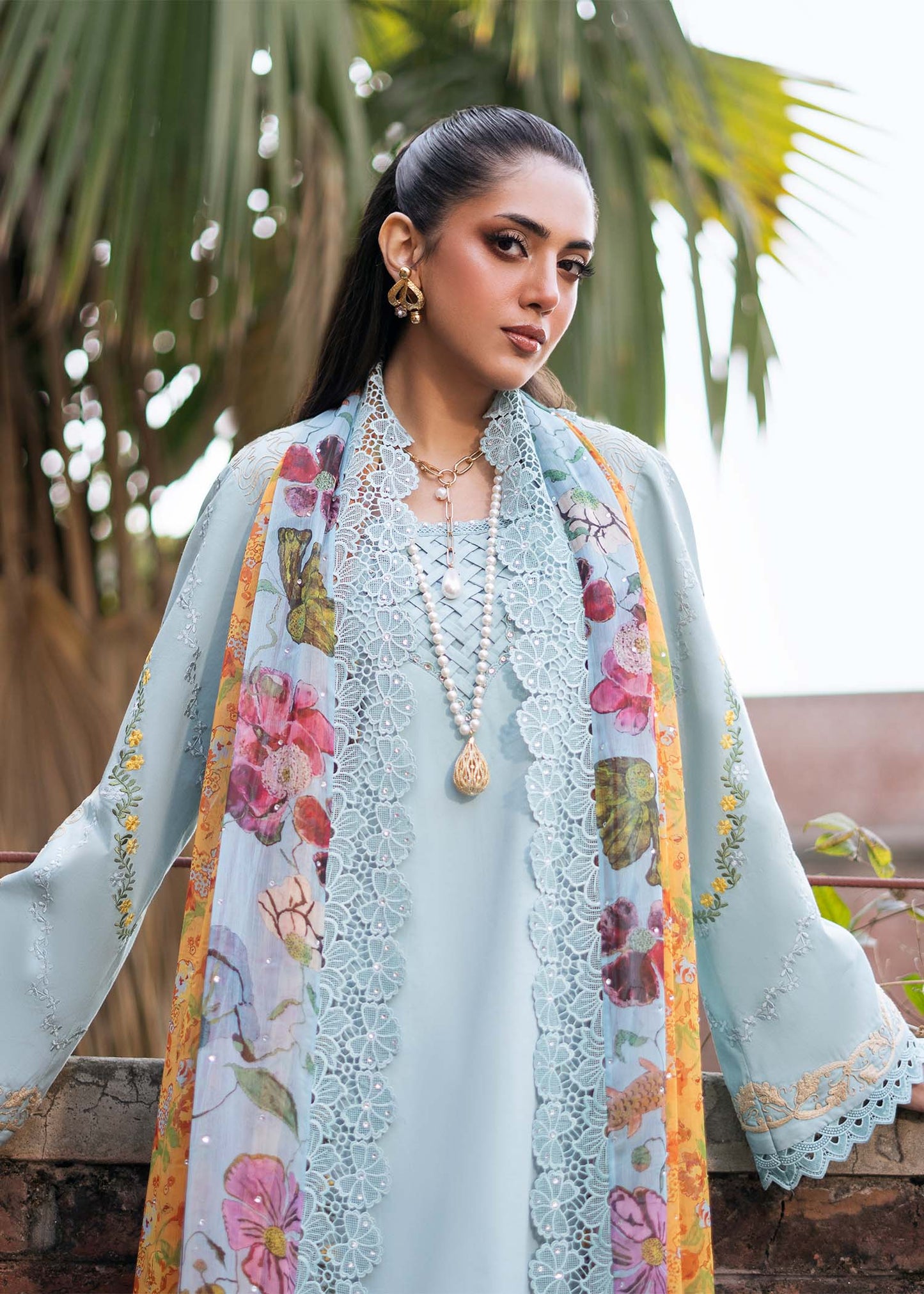 Fozia Khalid | Blossom Festive Lawn 25 |Freesia by Maria Faisal - Registered Vendor of : Fozia Khalid - type : Ladies Clothes - 100% original wedding dresses