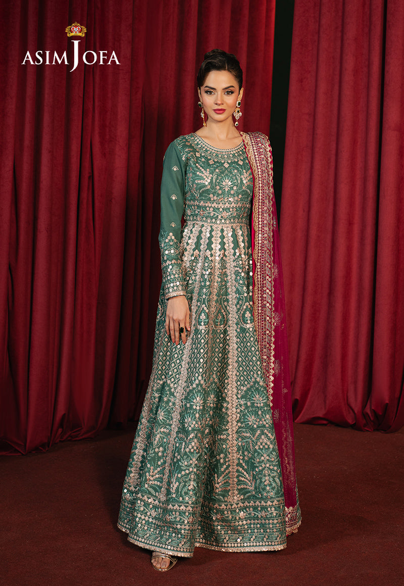 Asim Jofa | Premium Festive | AJPF-31 - Designer Dress with Intricate embroidery and embellishments. Shop elegent wedding dress at Maria Faisal.