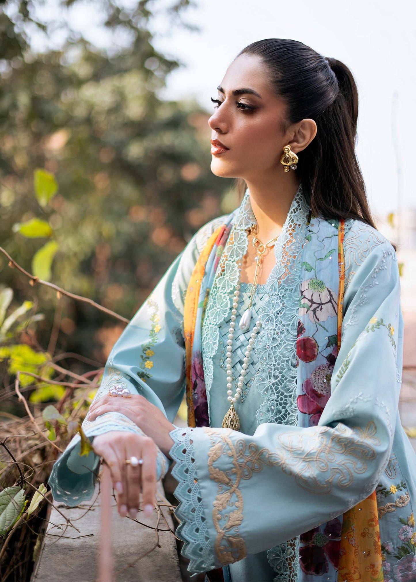 Fozia Khalid | Blossom Festive Lawn 25 |Freesia by Maria Faisal - Registered Vendor of : Fozia Khalid - type : Ladies Clothes - 100% original wedding dresses
