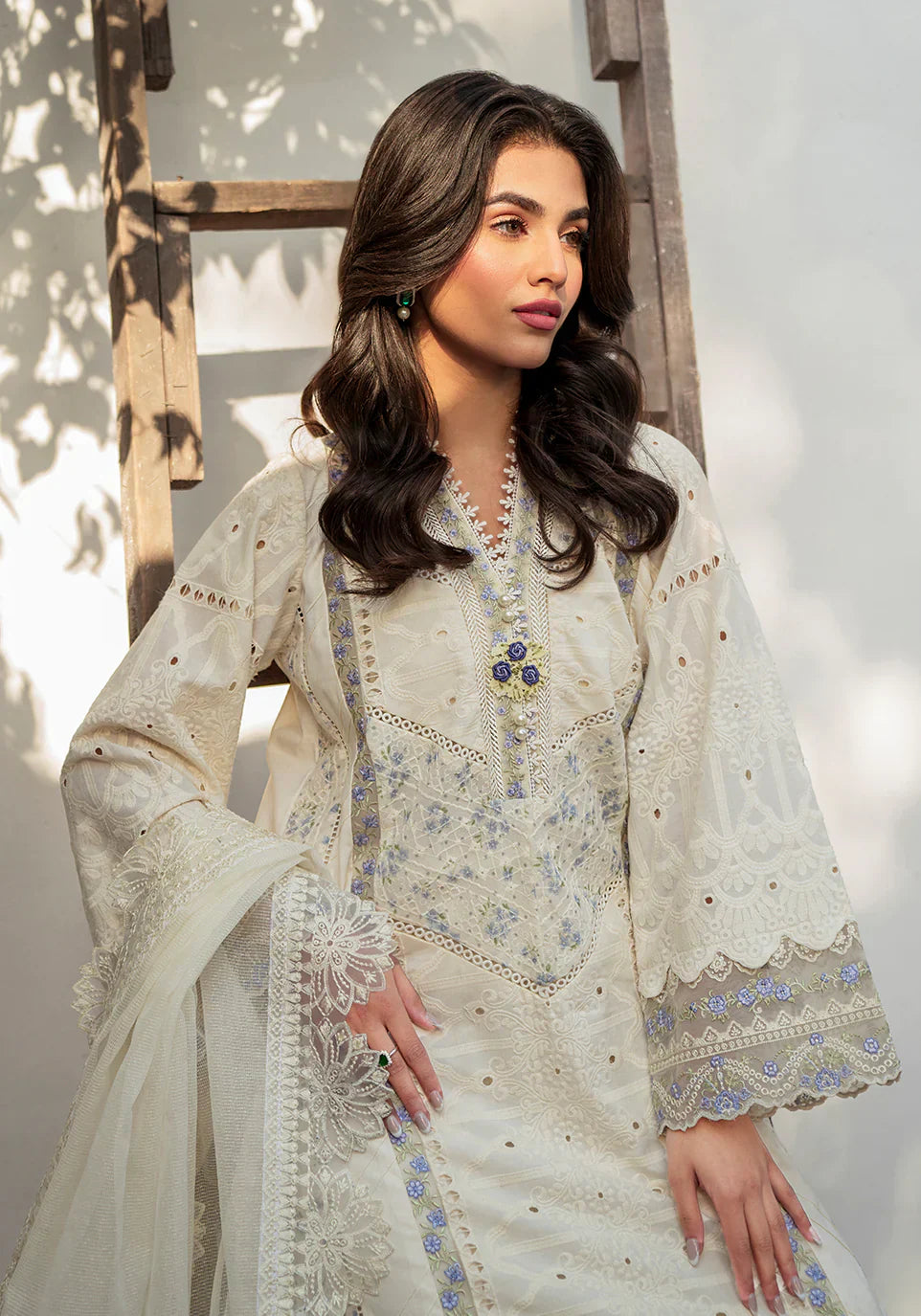 Zarqash | Belle Ame 24 | BL 002 Rosettes - Ladies Clothes - Maria Faisal
