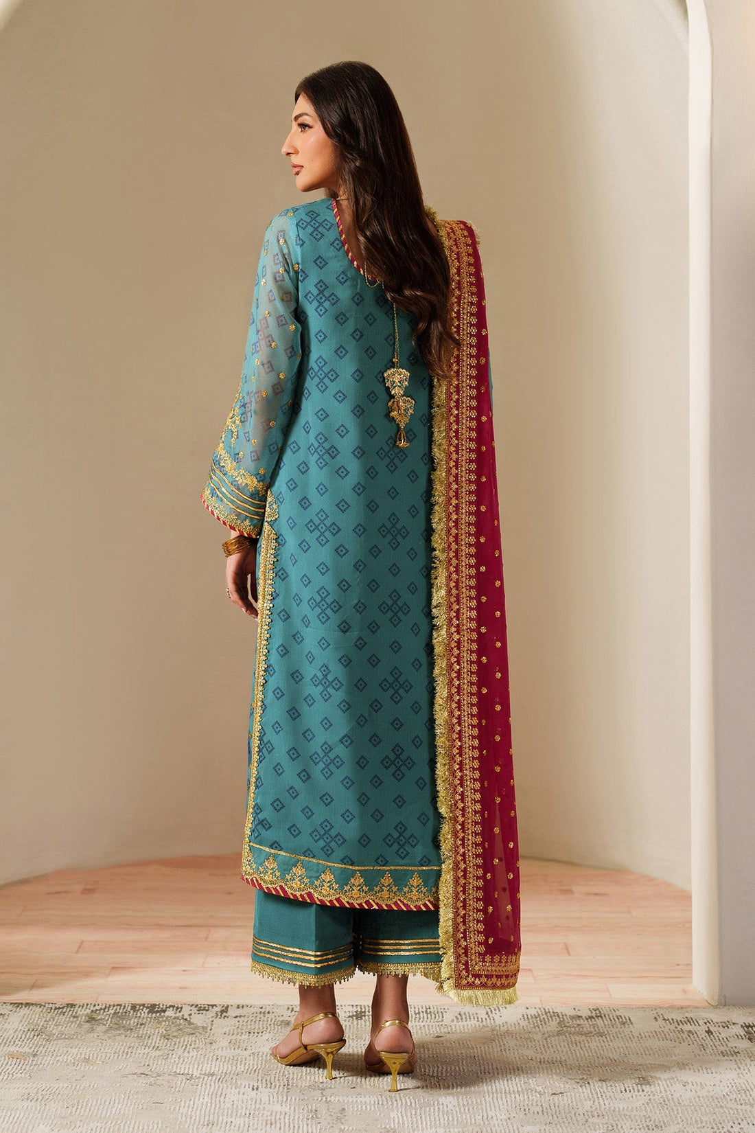 Alizeh | Fleur Chiffon |  AF-CH-2192-Elaira - Ladies Clothes - Maria Faisal