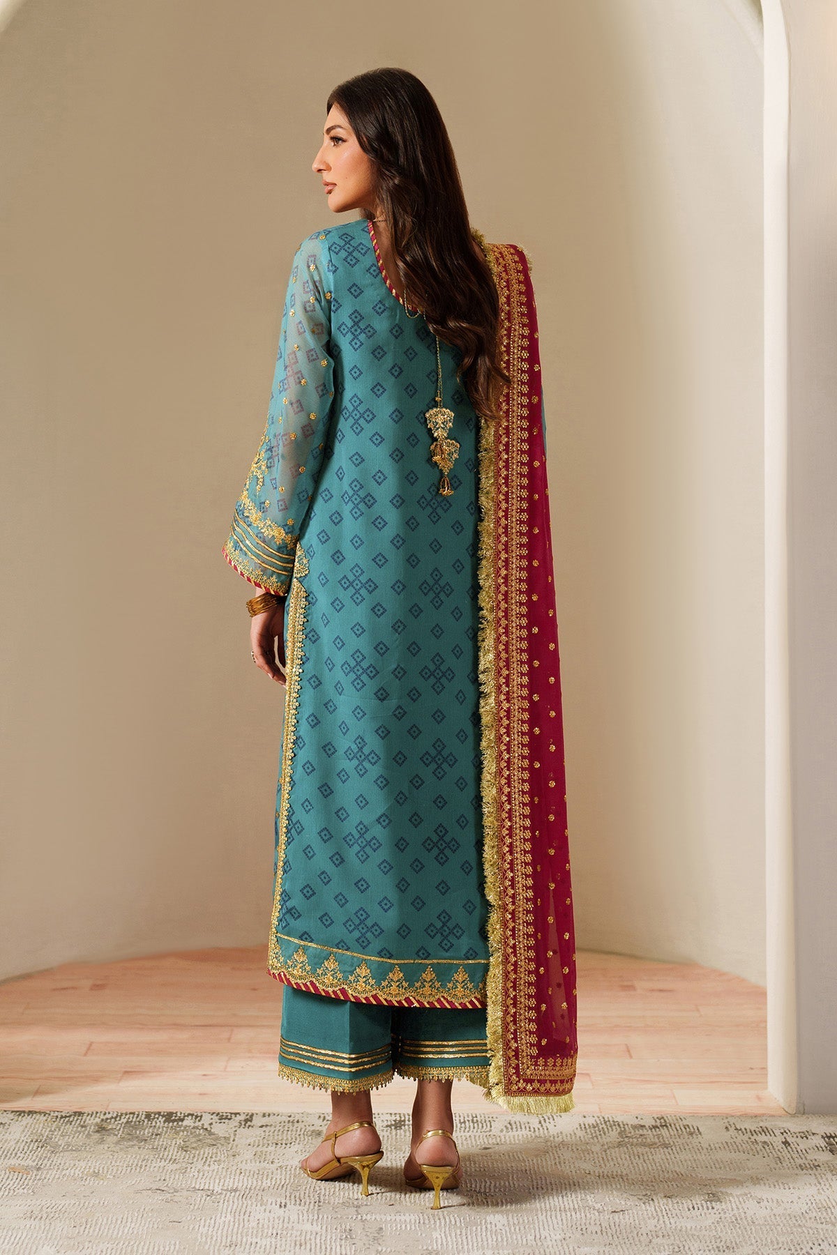 Alizeh | Fleur Chiffon |  AF-CH-2192-Elaira - Ladies Clothes - Maria Faisal