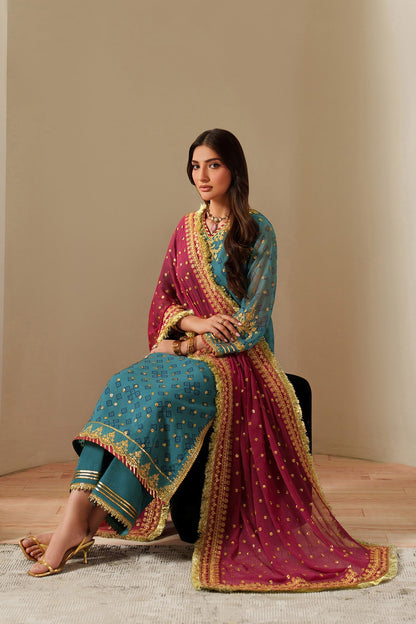 Alizeh | Fleur Chiffon |  AF-CH-2192-Elaira - Ladies Clothes - Maria Faisal