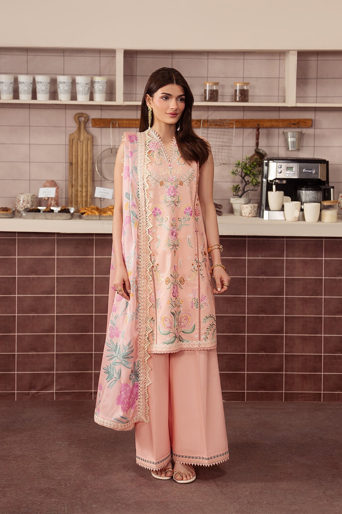 Ayzel | The Brewed 26 | Caffeine - Formal Dress - available at Maria Faisal in UK and USA.
