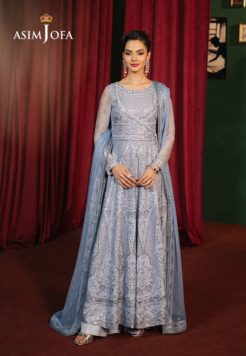 Asim Jofa | Premium Festive | AJPF-28 - Designer Dress with Intricate embroidery and embellishments. Shop elegent wedding dress at Maria Faisal.