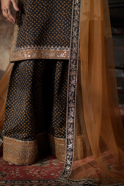 Charizma | Festive Pret  | CMA-6-202 - Dress - available at Maria Faisal in UK and USA.