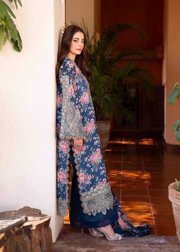 Myeesha | Lamhay Luxury Lawn 25 | Zohra by Maria Faisal - Registered Vendor of : Myeesha - type : Ladies Clothes - 100% original wedding dresses