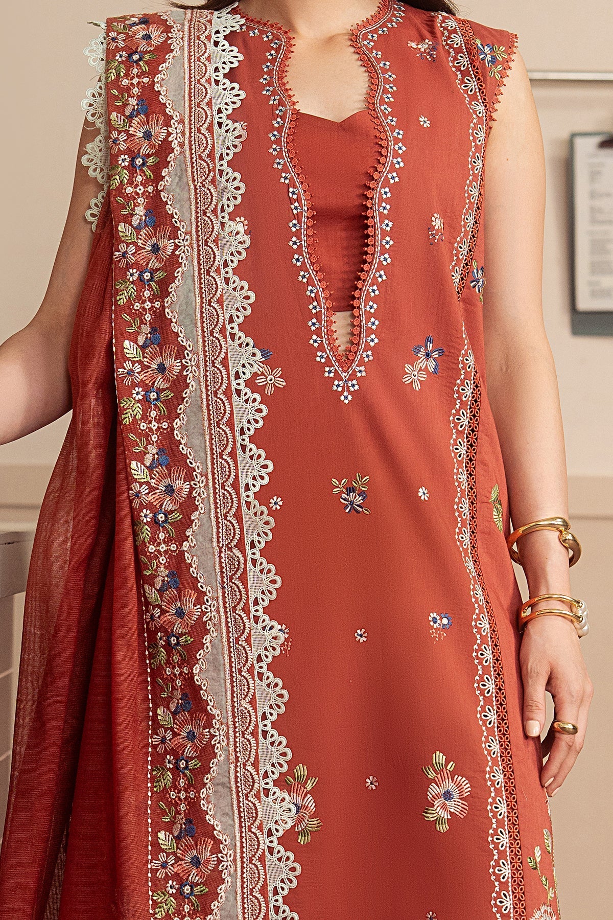 Ayzel | The Brewed 26 | Toffee - Formal Dress - available at Maria Faisal in UK and USA.