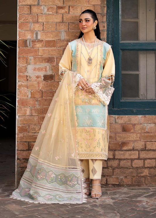 Fozia Khalid | Blossom Festive Lawn 25 | Primrose by Maria Faisal - Registered Vendor of : Fozia Khalid - type : Ladies Clothes - 100% original wedding dresses